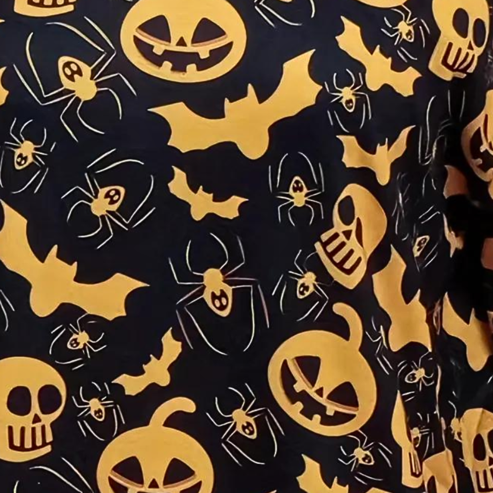 Csilla - Halloween Trykt sweatshirt-kjole til kvinder