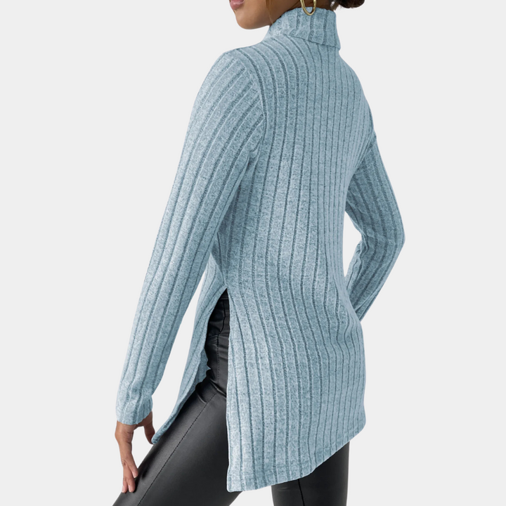 RUE - Moderne Rullekrave Sweater til Damer