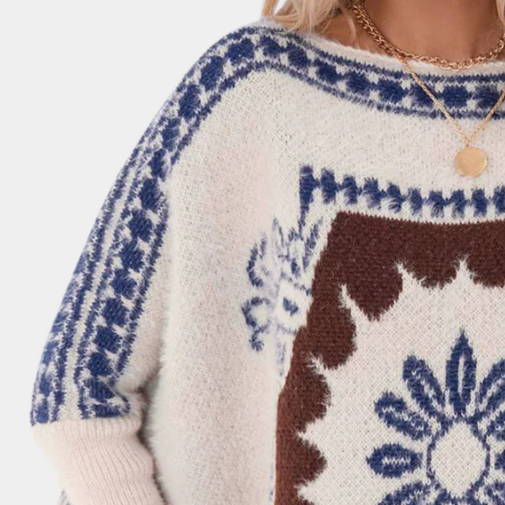 CHATANIA - Vintage-inspireret Sweater til Kvinder