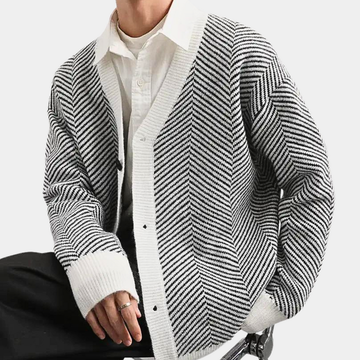 MADISON - Moderne Strikket Cardigan til Herrer