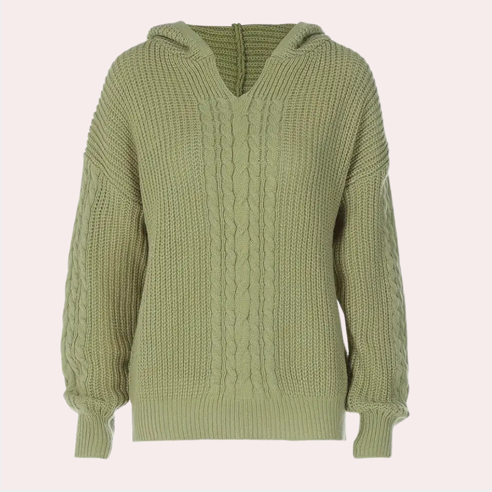 THERESA - Elegant hætte Sweater til Kvinder