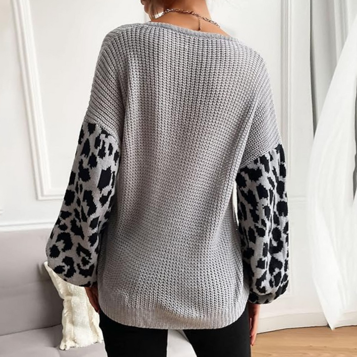 INES - Moderne Strikket Sweater til Kvinder