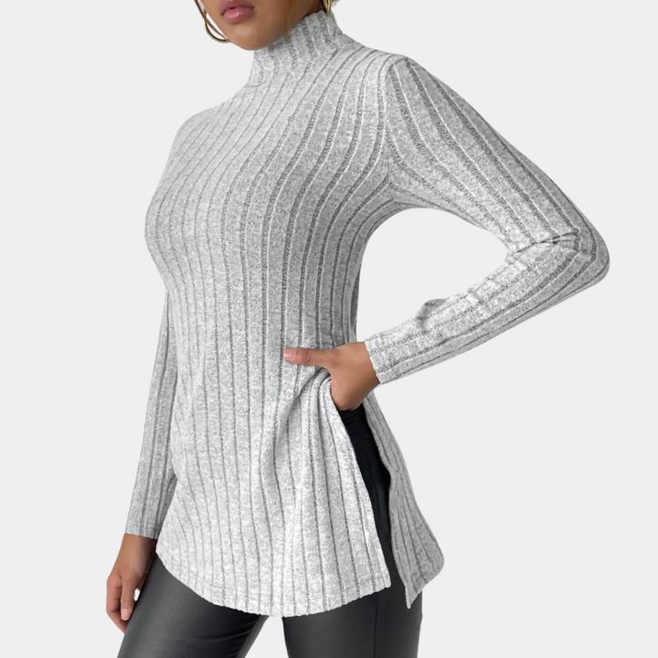 RUE - Moderne Rullekrave Sweater til Damer