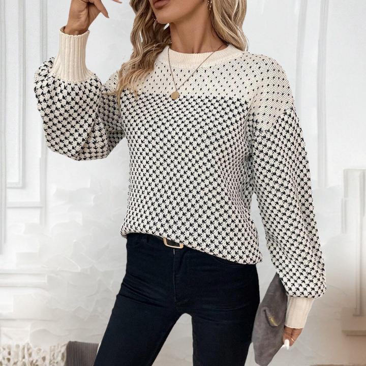 KATHRYN - Stilfuld Sweater med Faldende Skuldre til Kvinder