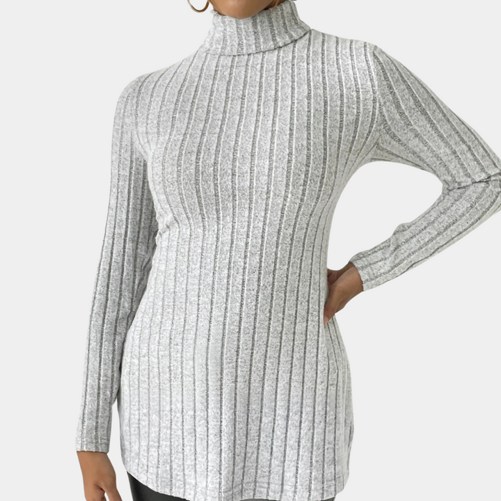 RUE - Moderne Rullekrave Sweater til Damer