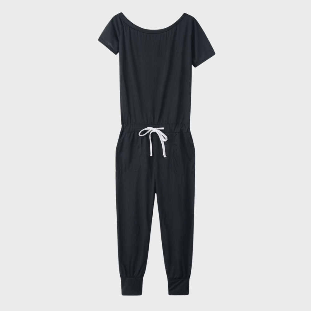 Elegant Jumpsuit med Snøre til Kvinder