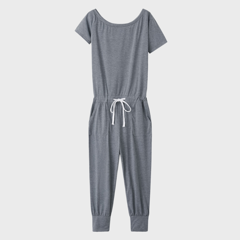 Elegant Jumpsuit med Snøre til Kvinder