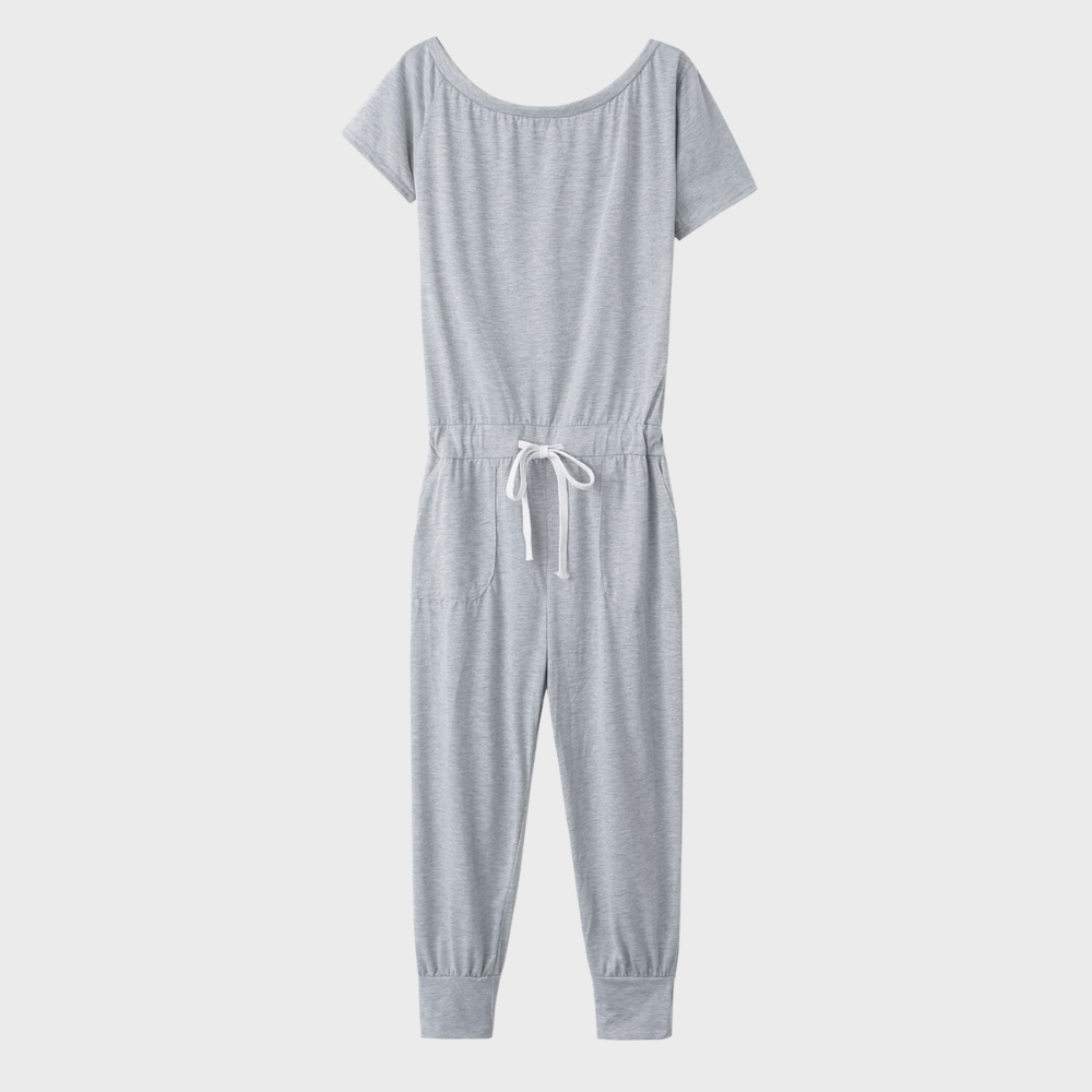 Elegant Jumpsuit med Snøre til Kvinder